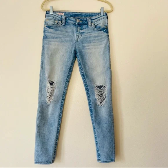 True religion Halle mid rise super skinny distress jeans - Picture 4 of 10